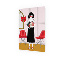 Load image into Gallery viewer, girl with gifts card