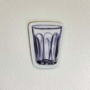 latte glass magnet