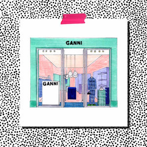 Ganni Store Print